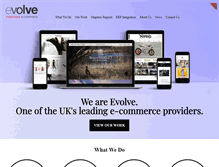 Tablet Screenshot of evolveretail.com